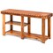3-Tier Wood Shoe Rack Shoe Bench Freestanding Boots Storage Organizer